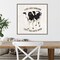 Farm Life Cow Live Like Gate by Tara Reed 22-in. W x 22-in. H. Canvas Wall Art Print Framed in Grey